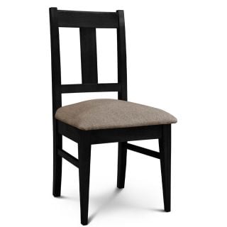 Silla de Comedor Euro lustre Wengue Tapizado Shot Mustang Espácity