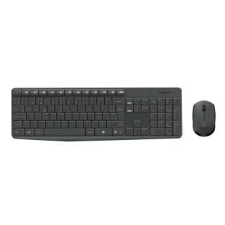 Teclado y Mouse Logitech Wir MK235 Grey 920-007901