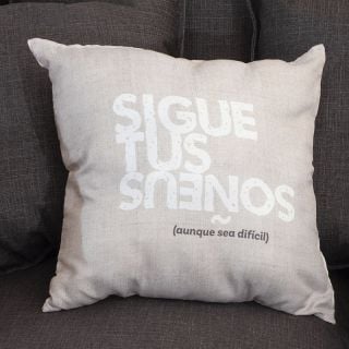 Almohadón Digital Casablanca 37x37 Estampado Frases