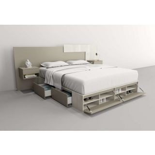 Box 1,80m 4 Cajones 2 Puertas Nevado|gris C. Tables