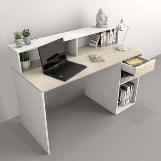 Escritorio Con Repisa Nevado Everest Tables