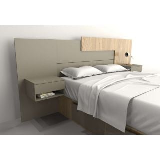 Respaldo Box 1,80m.y 2,00m. Olmo F. Gris C. Tables