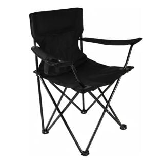 Sillón director Laury negro plegable