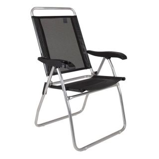 Reposera Boreal Aluminio Sannet 4 pos. Negro