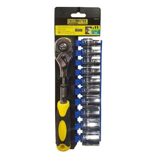 Set Bocallave Hexagonales 11Pcs-Metrico-1/2" Dowen Pagio