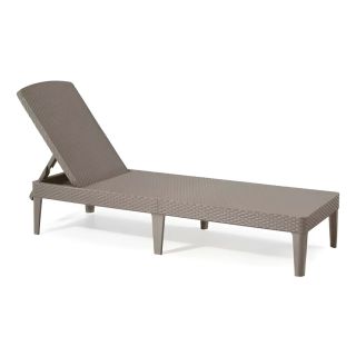 Reposera Camastro Keter Rattan Jaipur Cappuccino