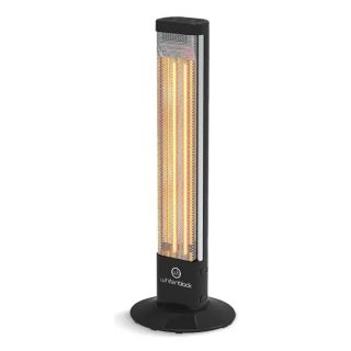 Estufa Liliana Whitenblack Cuarzo 600/1200W