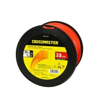 Tanza Monofilamento Cuadrada Crossmaster 3,0mm x 1Kg