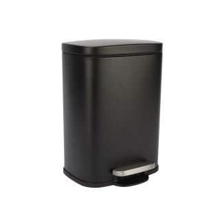 Cesto Basura Vonne Acero Negro 5 lts