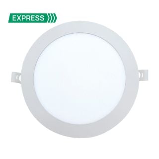 Plafon Led Etheos Embutir Redondo 18 W Frio