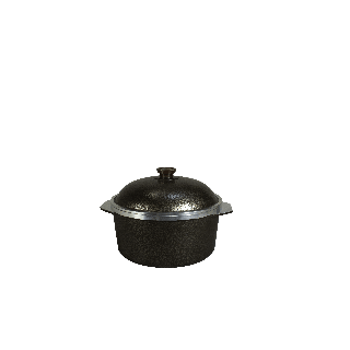 CACEROLA FUNDICION ALUMINIO DOÑA TINA (203) MARRON C/ASA 33x23 cm.