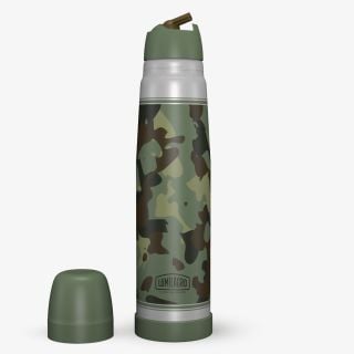 TERMO 1L. LUMILAGRO (T-376 CAM) LUMINOX BALA CAMUFLADO ACERO INOX.
