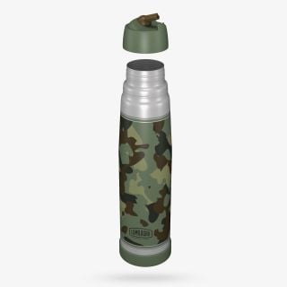 TERMO 1L. LUMILAGRO (T-376 CAM) LUMINOX BALA CAMUFLADO ACERO INOX.