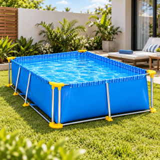 PILETA DE LONA PILETIN (124) 3.15x2.15x0.80 Mts. 5400 L. DOBLE ESTRUCTURA