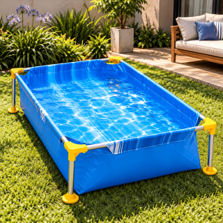 PILETA DE LONA PILETIN (110) 1.00x1.40x0.35 Mts. 490 L. ESTRUCTURA SIMPLE