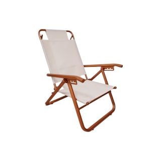 REPOSERA ALUMINIO DESCANSAR (80053) LONA COVERSOL 1 1/4 5P. P/ALUMINIO PLAYERA COBRE"