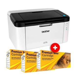 COMBO IMPRESORA BROTHER HL1200 LASER + 3 CARTUCHO DE TONER DE REPUESTO. ENVIO GRATIS