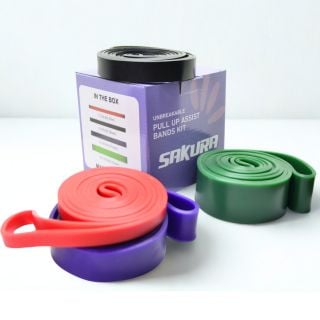 SET X4 BANDAS LATEX DOMINADAS SAKURA CROSSFIT SKU: 13161150 