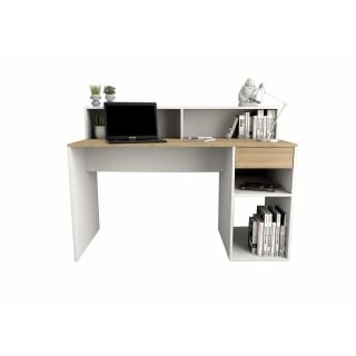 ESCRITORIO TABLE´S (3049-COE) CON REPISA OLMO F./EVEREST