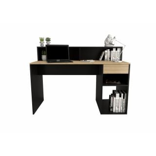 ESCRITORIO TABLE´S (3049-CON) CON REPISA OLMO F./NEGRO M.