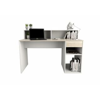 ESCRITORIO TABLE´S (3049-NCE) CON REPISA NEVADO/EVEREST