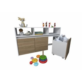 JUGUETERO 3 CAJONES TABLE´S (3038-COE) C/RUEDA OLMO F./EVEREST