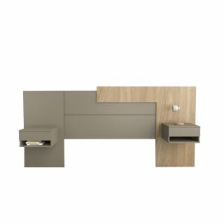 RESPALDO 1.80 Mts. TABLE´S (6447-COG) ADAPTABLE 1.80 A 2.00 OLMO F./GRIS C.