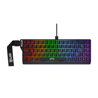 Teclado Pc Gamer Magnetico Raptor Fireclaw M68 Rgb