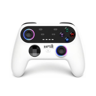 Joystick Inalambrico Raptor Apex Pc Ps3 Gaming Pc Blanco