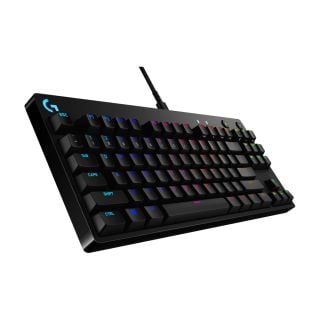 Teclado Pc Gamer Mecanico Logitech G Pro Gx Blue Clicky Rgb