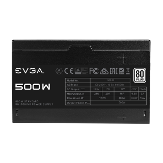 Fuente Pc Power Evga 500 W1 80 Plus White 500w