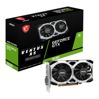Placa De Video Nvidia Msi Geforce Gtx 1630 Ventus Xs 4g Oc Ddr6