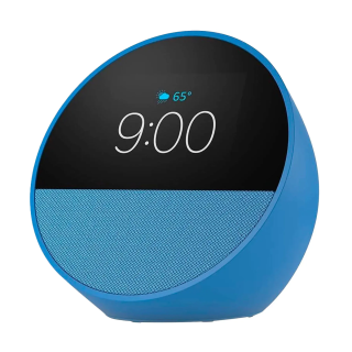 Asistente Virtual Amazon Echo Spot Con Alexa Ocean Blue