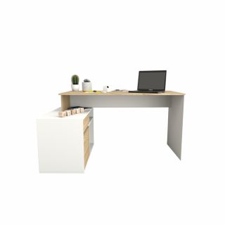 Escritorio Pc Notebook Funcional Con Mueble Bajo Melamina 3048 COE