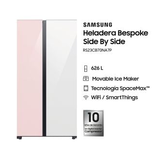 Heladera Samsung Side By Side RS23CB70NA7 BESPOKE 626 L