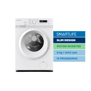 Lavarropas Smartlife Inverter 8Kg 1400Rpm Blanco