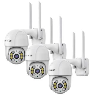 COMBO: X3 Cámara de Seguridad Dalton Domo Exterior Wifi FHD 3MP DA-CAM04