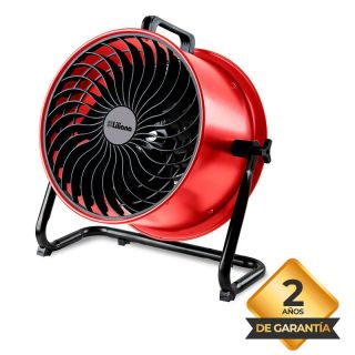 Ventilador Turbo Industrial Ciclónico Rojo 16" 200w 3 en 1 Liliana