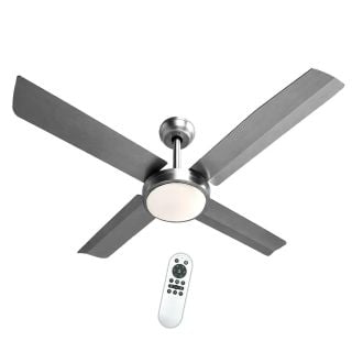 Ventilador de Techo Liliana Palas Metálicas 120cm Luz Led Control VTHI704R