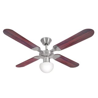 Ventilador de techo Liliana 4 Palas de Madera Reversibles 120cm