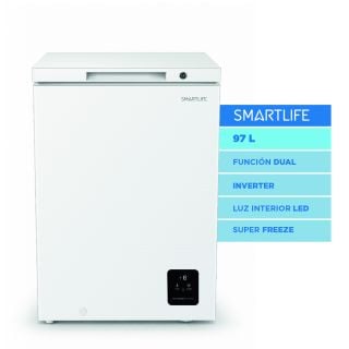 Freezer Horizontal Smartlife CFR100WDINV 97L Inverter Blanco