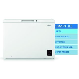 Freezer horizontal Smartlife CFR300WDINV 297L Inverter
