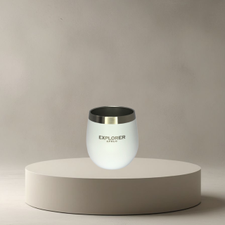 Mate acero inoxidable Blanco