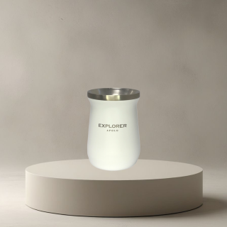 Mate térmico 273ml Blanco