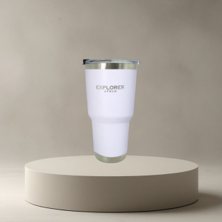 Vaso térmico con tapa 750ml Blanco