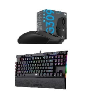 Combo Mouse Logitech G309 Negro + Teclado Shiva K512 Redragon