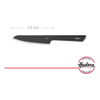 CUCHILLO CHEFF LÍNEA 6 DESIGN HUECO INOX C/ANTIADHERENTE NEGRO
