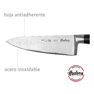 CUCHILLO UTILITARIO LÍNEA 5 PROFESSIONAL INOX. MANGO CON REMACHES NEGRO