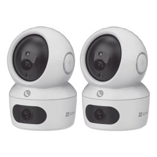 Kit Camara Seguridad X2 Dual Wifi Inalambrica 4mp Ezviz H7c