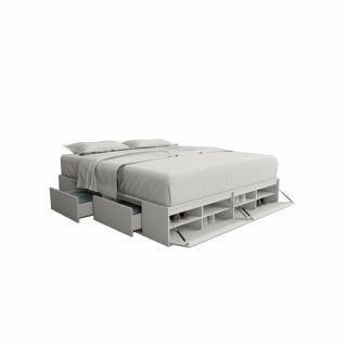 Box Cama Cajonera Base Sommier Zapatero King 200x200 Everest